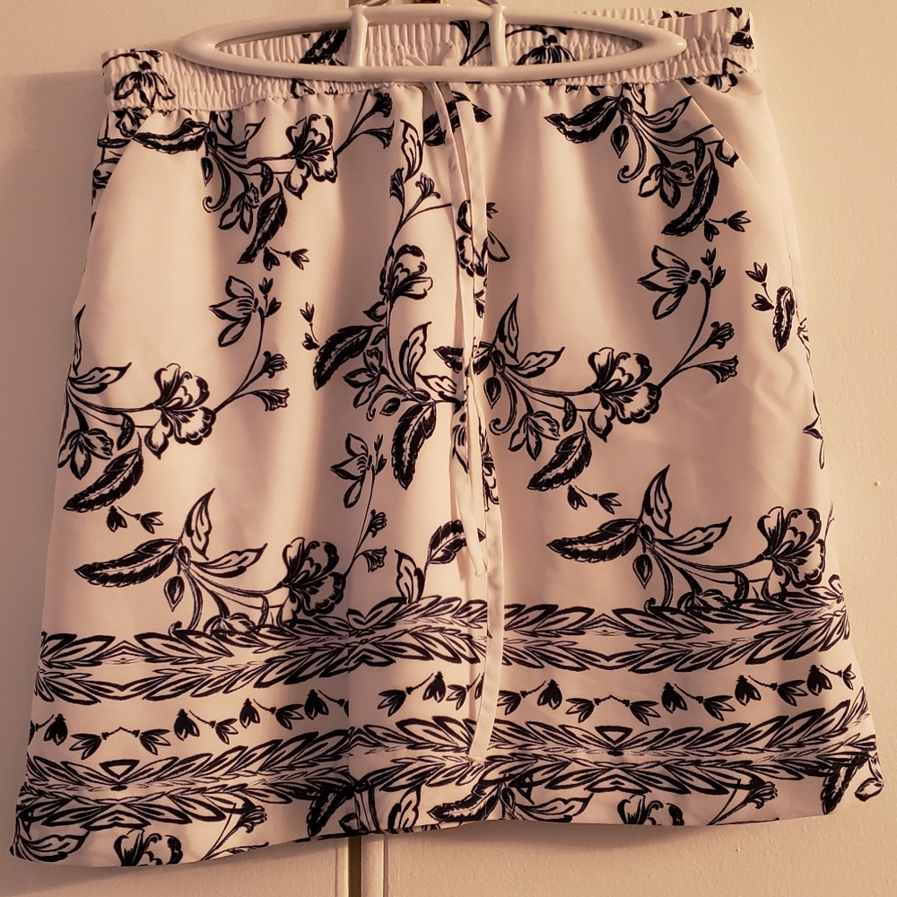 Floral Adjustable Midi Skirt